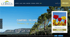 Desktop Screenshot of campinglarocca.com